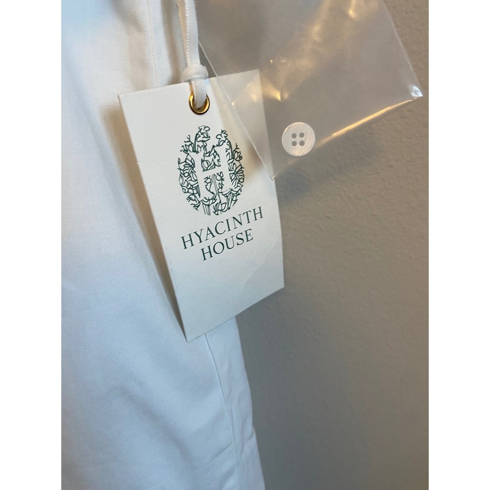 Tuckernuck Hyacinth House White Red Embroidered Mini Dress XS New With Tags - Picture 6 of 9